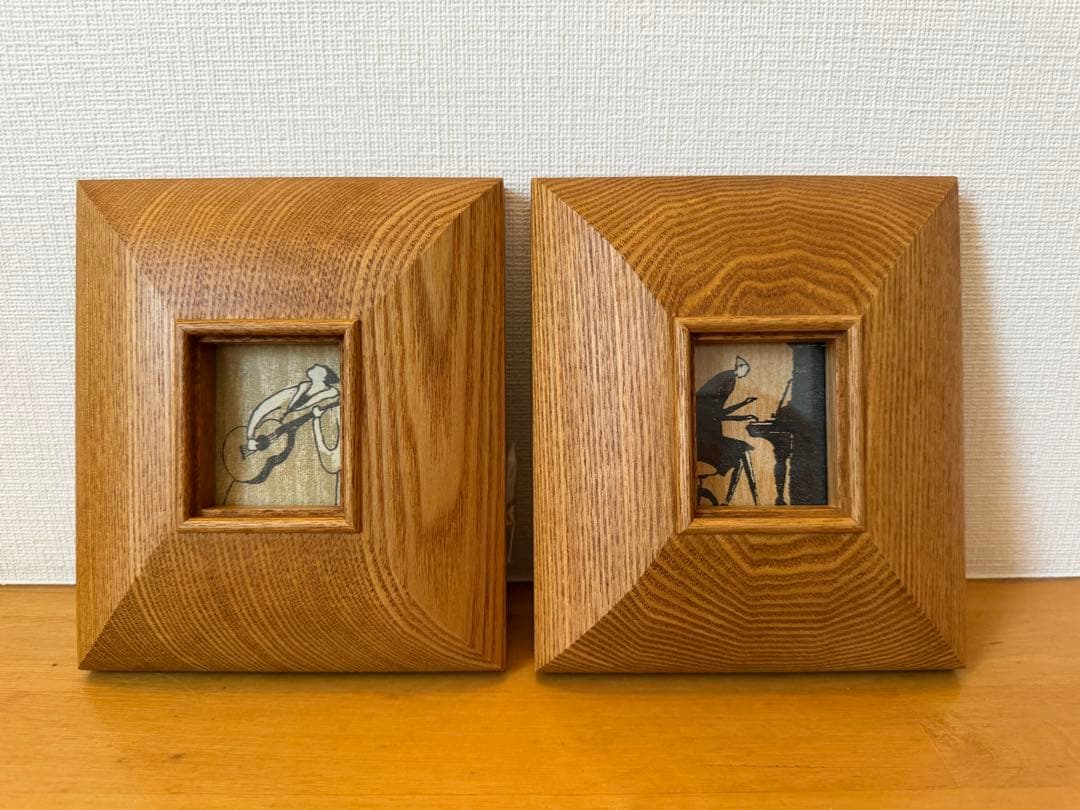 井崎正治作額縁・アンドリュー・コゥリー版画作品・２つセットに版画他4作品