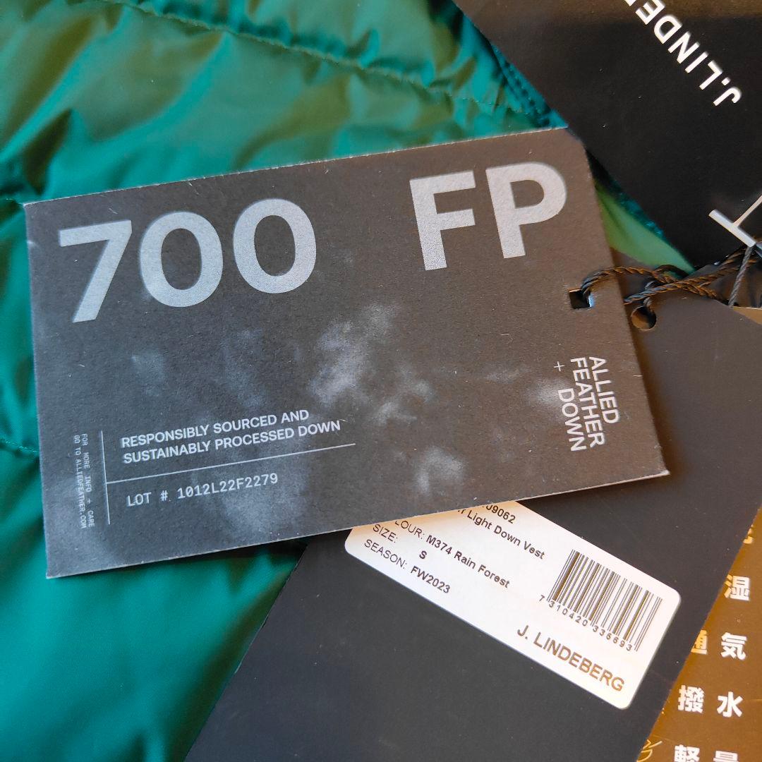 新品 J.LINDEBERG J リンドバーグ ダウンベスト