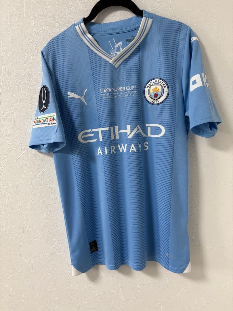 【正規品・SUPERCUP仕様】マンチェスターシティ 23/24 ユニフォーム