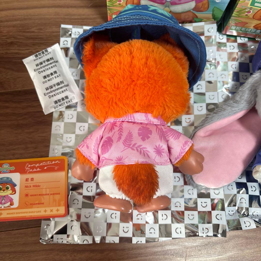 MINISO ズートピア2 ニック　ジュディ