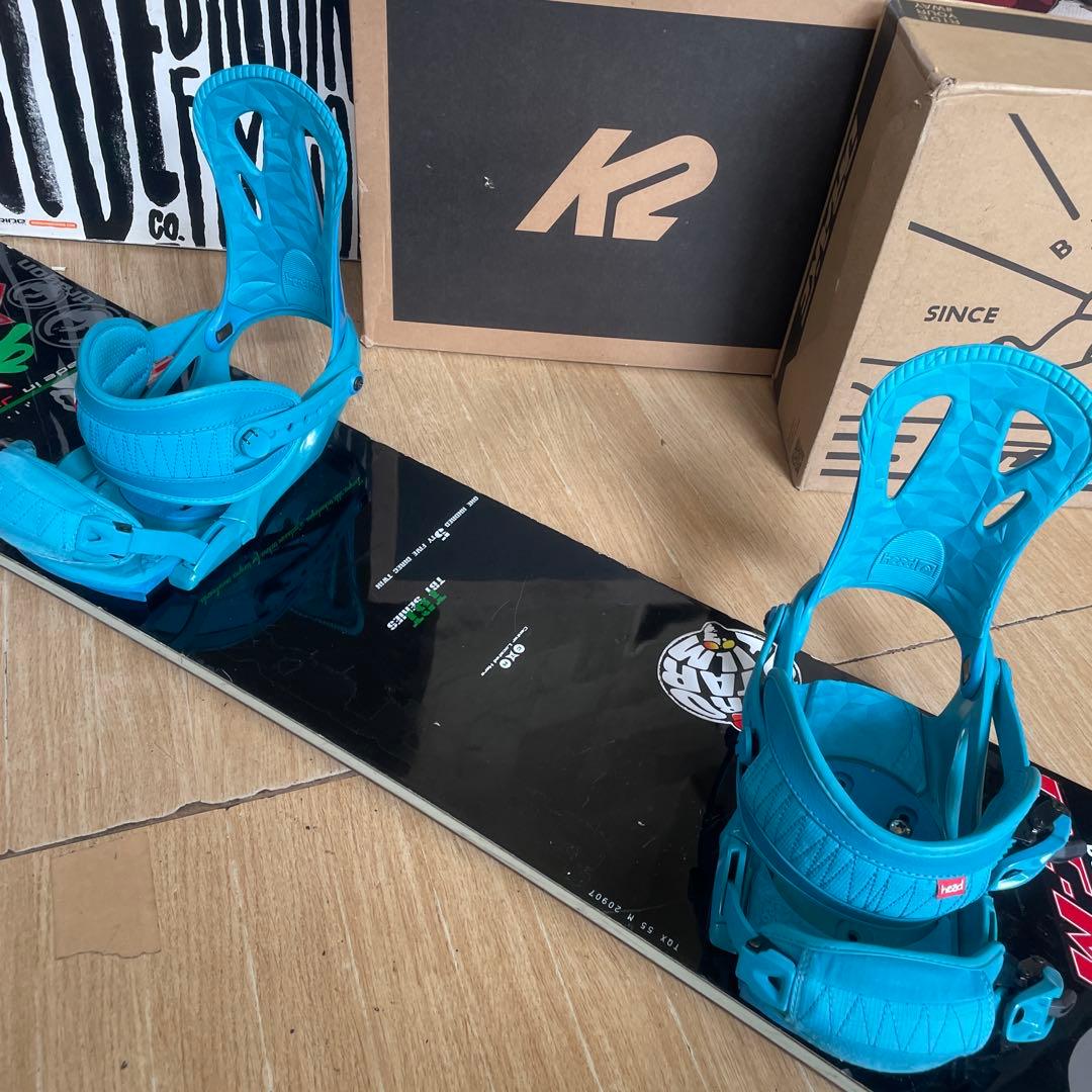 TORQREX×HEAD　良質国産　スノーボードセットOGASAKA製　バイン付