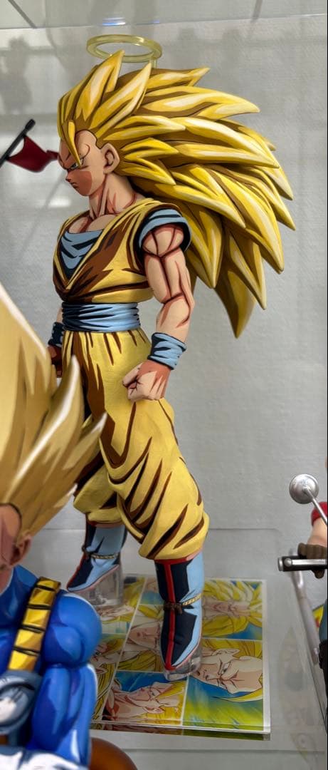ドラゴンボール　超サイヤ人3 リペイント　孫悟空　二次元彩色