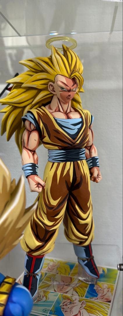 ドラゴンボール　超サイヤ人3 リペイント　孫悟空　二次元彩色
