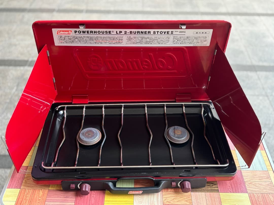 Coleman ツーバーナーコンロ カラフルテーブルセット