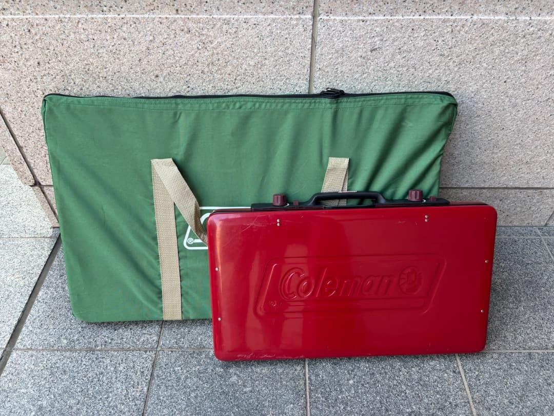 Coleman ツーバーナーコンロ カラフルテーブルセット