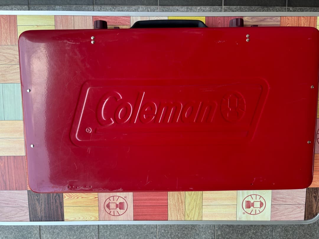 Coleman ツーバーナーコンロ カラフルテーブルセット