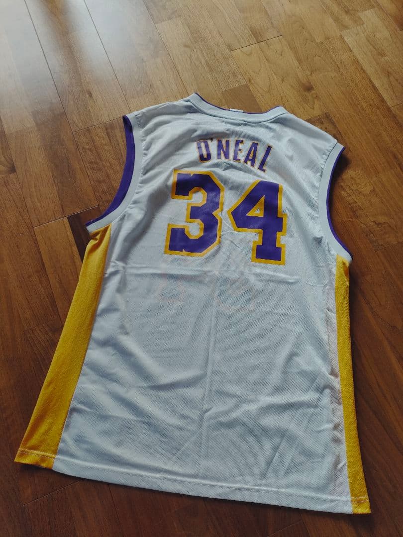 希少 リーボック NBA LAKERS シャキール・オニール ユニフォーム L