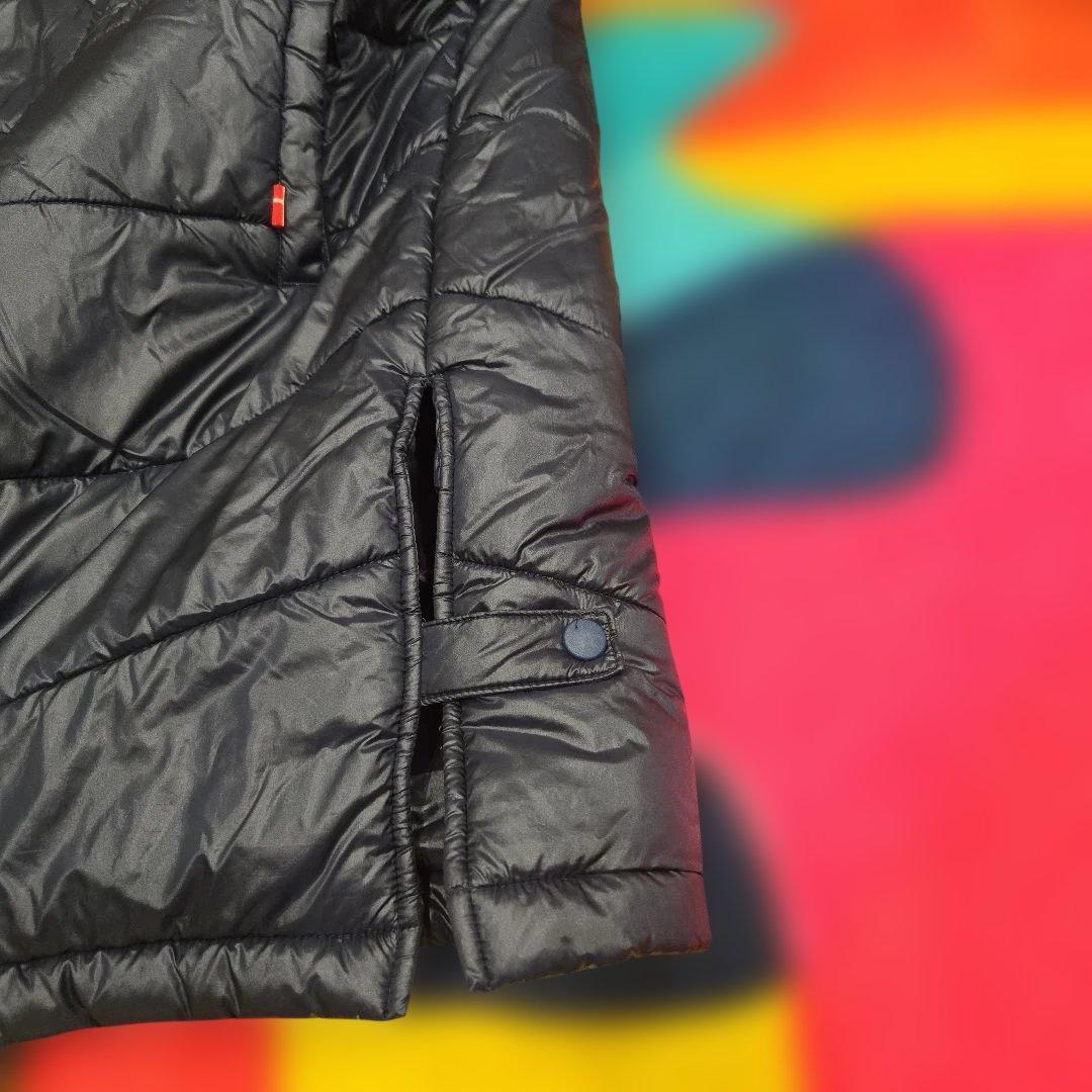 hummel★フード★ネイビー★ベンチコート★中綿★140cm