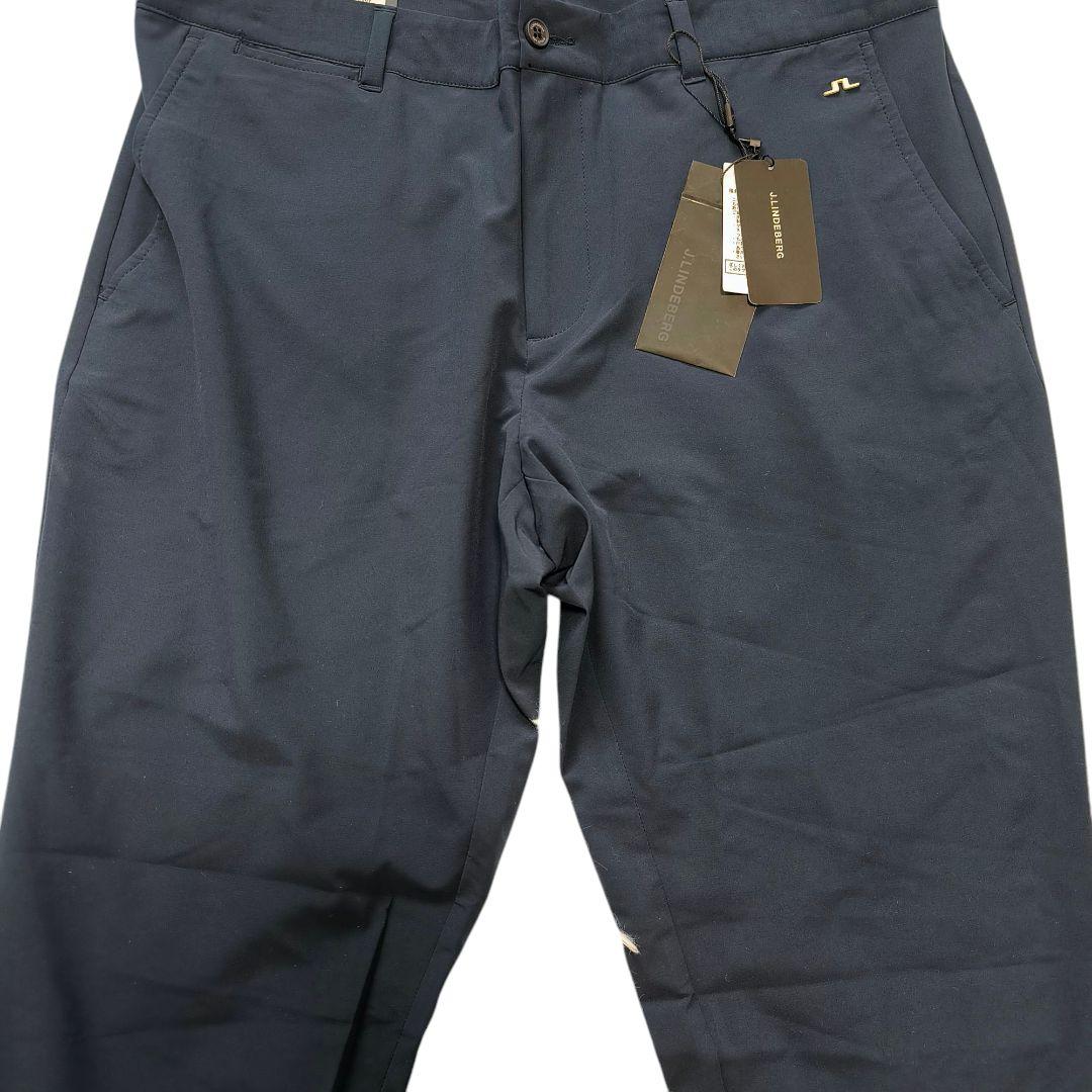 【新品】J.LINDBERG ゴルフパンツ ネイビー サイズ34 50%OFF