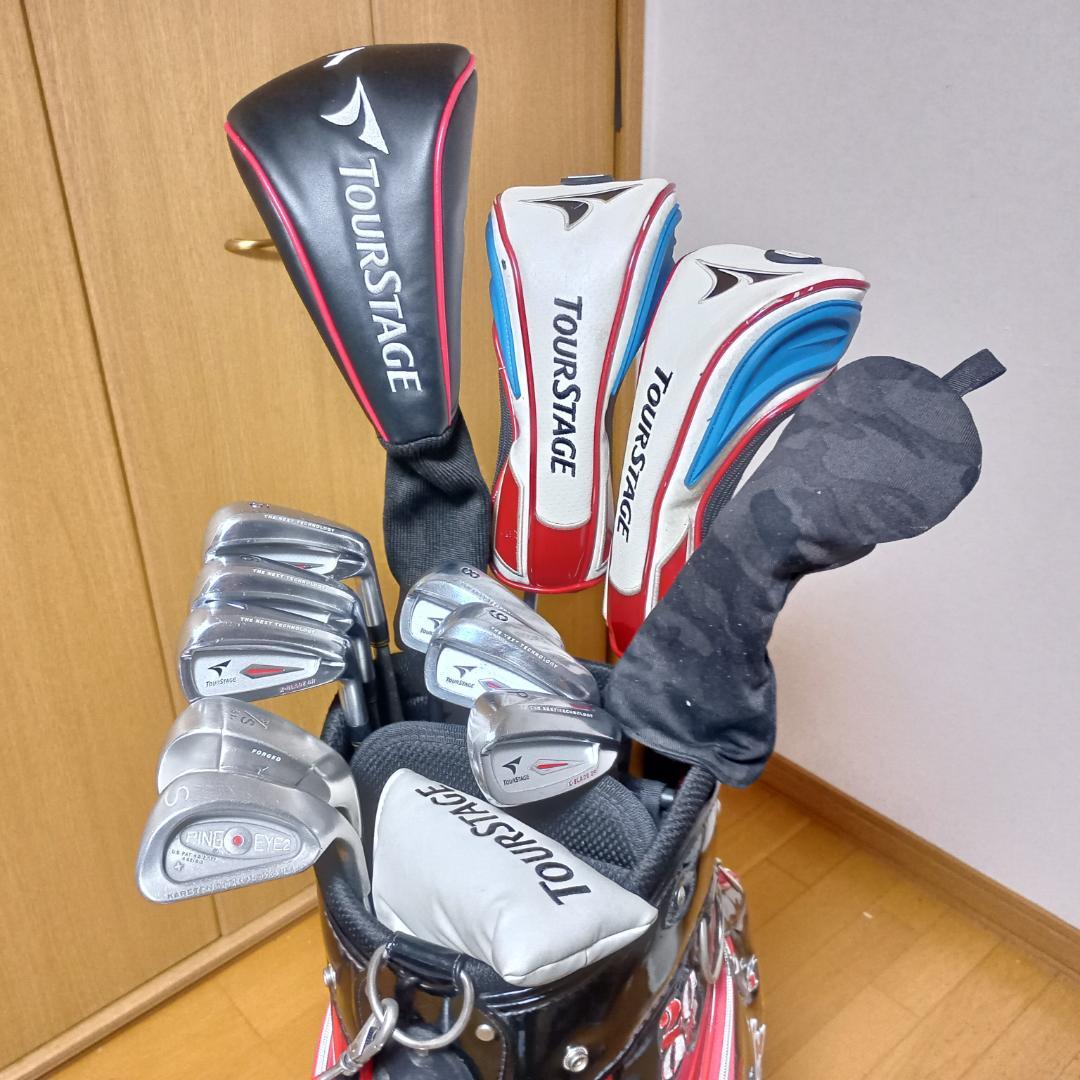 ⛳ ツアーステージ　ゴルフクラブセット アイアングリップ交換済