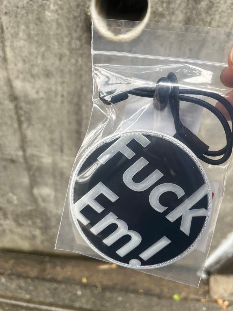 Supreme Blue Lug Reflector Black 黒