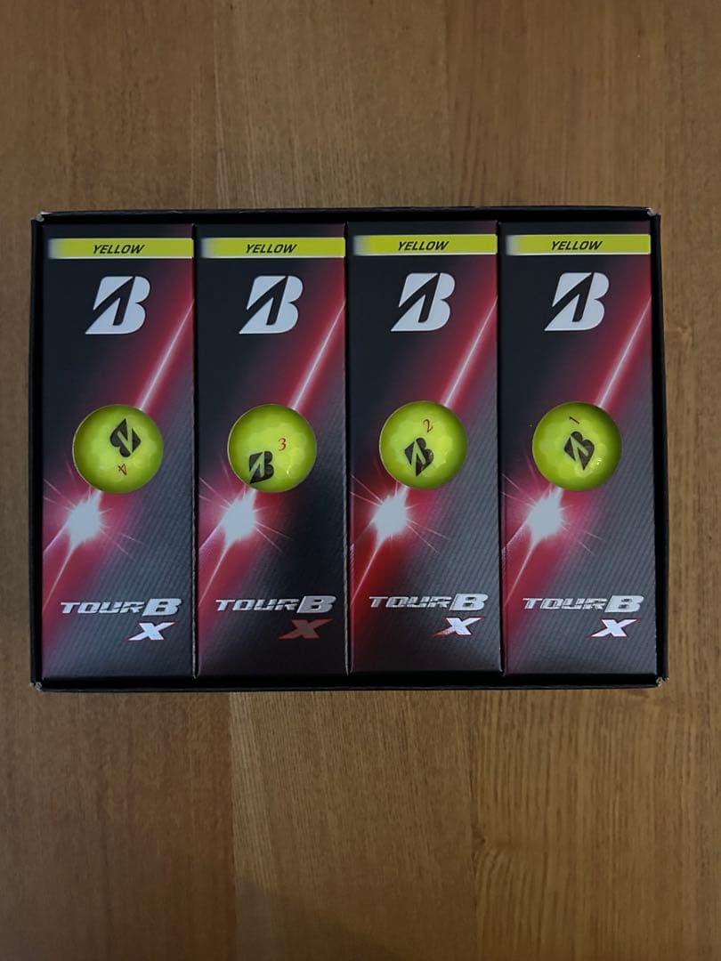 ブリヂストンTOUR BX ゴルフボール26年モデル イエロー3ダース新品未使用