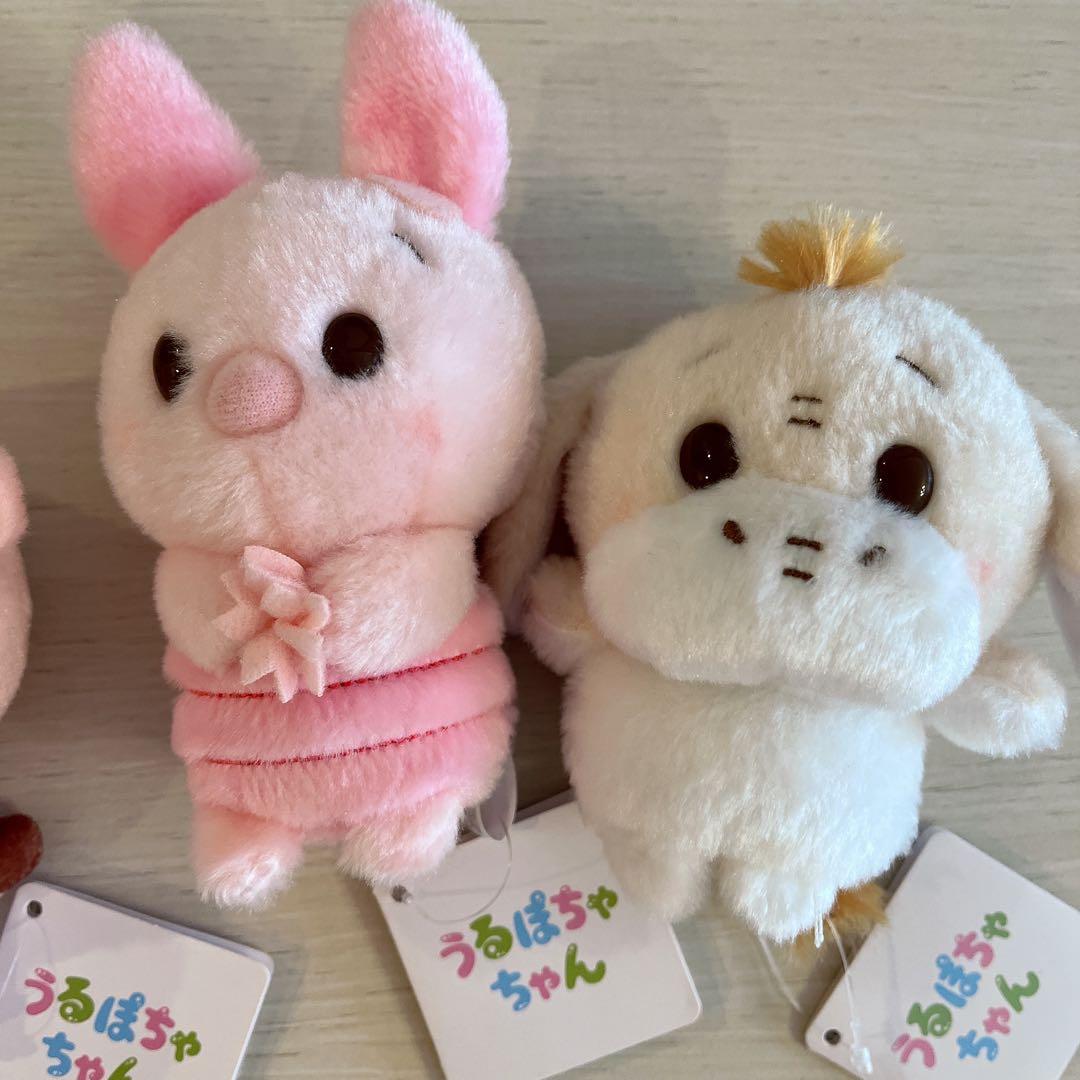 うるぽちゃちゃん　ぬいぐるみ　プーさん　桜　ホワイト　ピグレット　ティガー