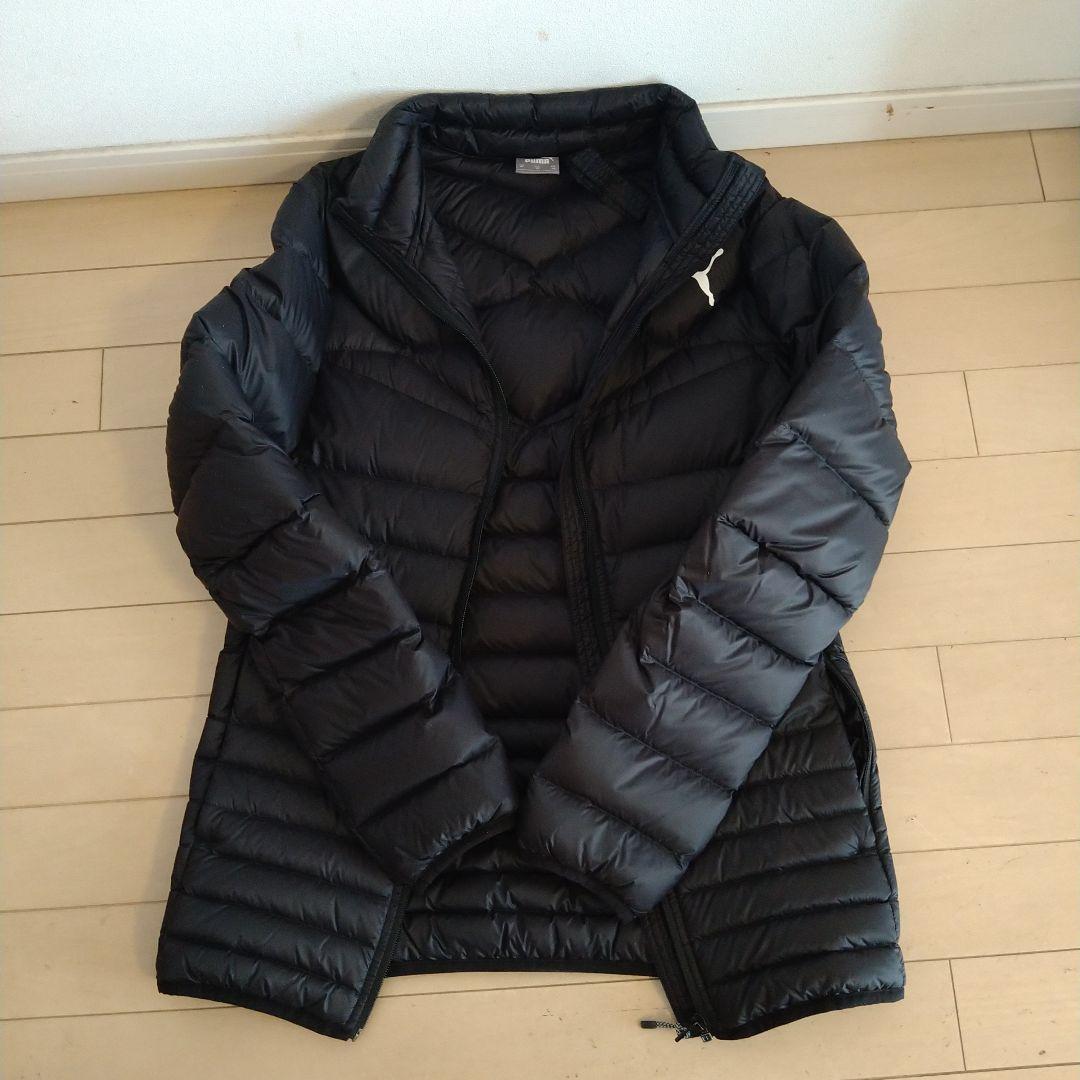 PUMA ブラック ダウンジャケット XS