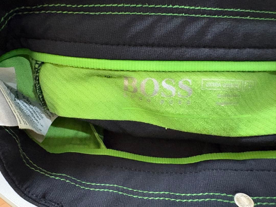 HUGO BOSSゴルフパンツ S／44 28R W78cm 美品