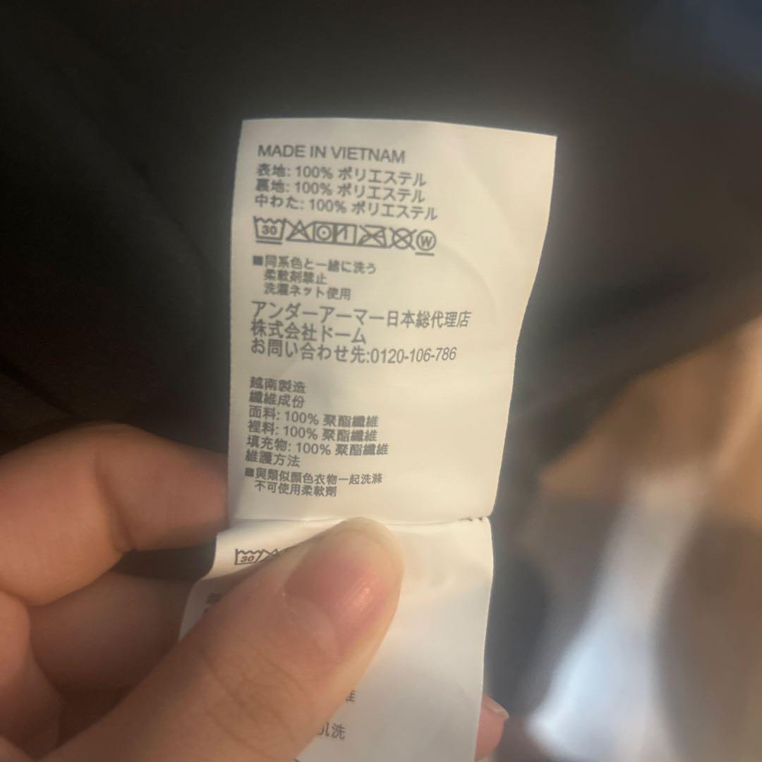 UNDER ARMOR ベンチコート 黒