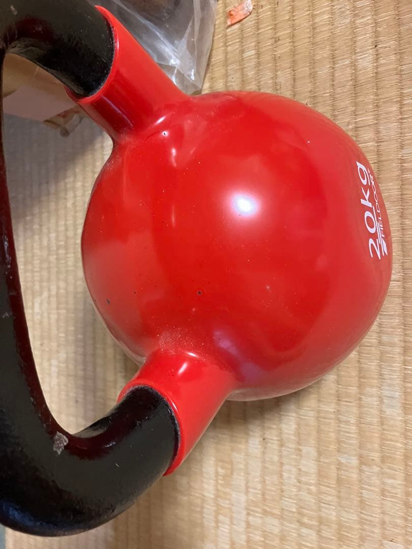 20kg 赤 ケトルベル　一つ　　FIELDDOOR