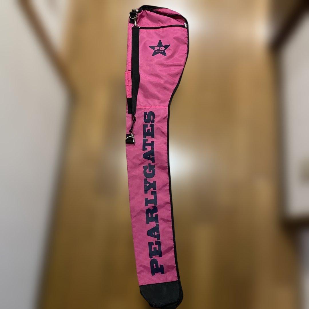 【極美品】PEARLY GATES PG GOLF ゴルフバッグ ピンク