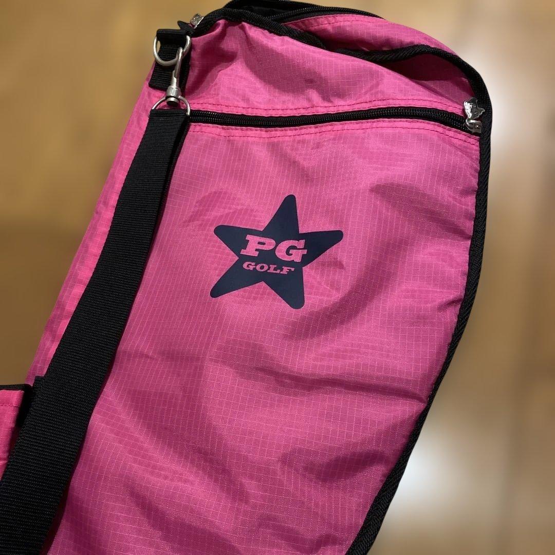 【極美品】PEARLY GATES PG GOLF ゴルフバッグ ピンク