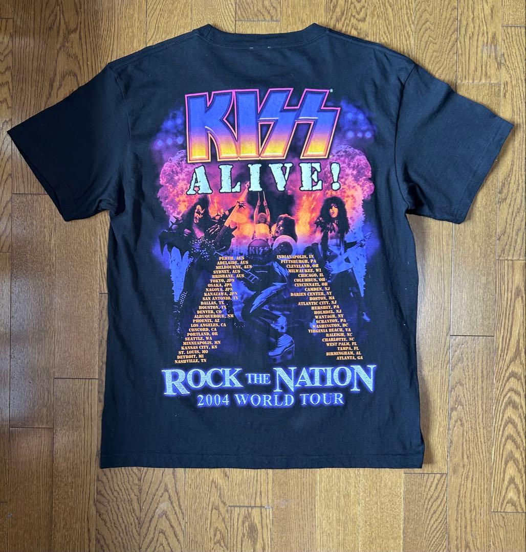 KISS ROCK THE NATION 2004 Tシャツ L