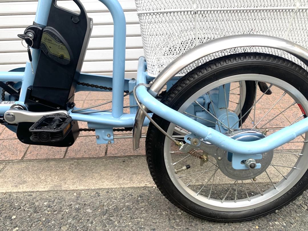 送料無料AshiakuCharlie電動三輪自転車5.8Ah 20-16インチ