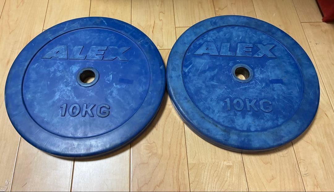 ALEX(アレックス) ラバー付きダンベルプレート 20kg