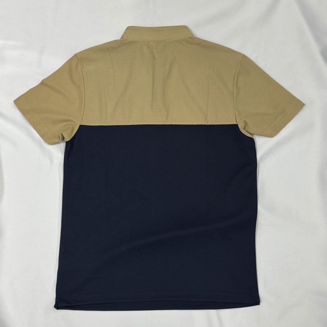 ムータ　新品未使用　タグ付き　メンズ ゴルフ シャツ ベージュ ネイビー