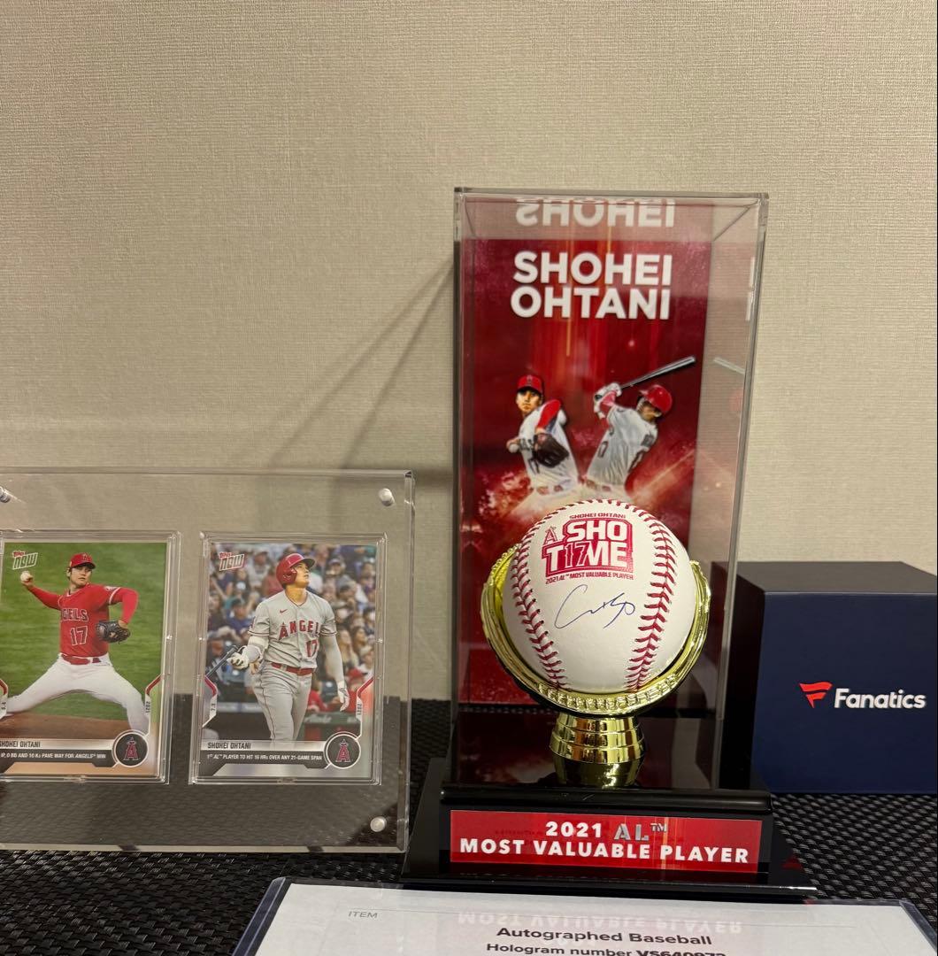 【希少】大谷翔平 直筆サインボール MLB公式 & Fanaticsホログラム