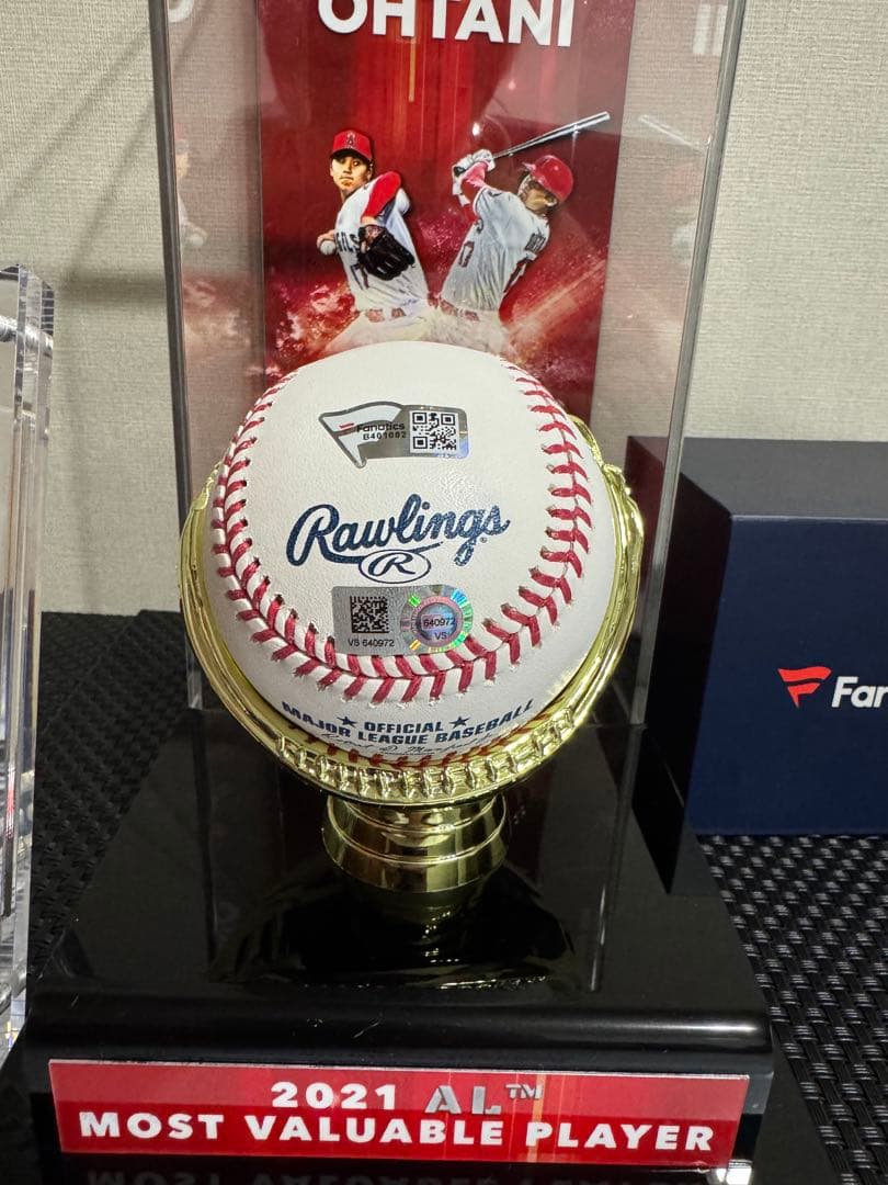 【希少】大谷翔平 直筆サインボール MLB公式 & Fanaticsホログラム