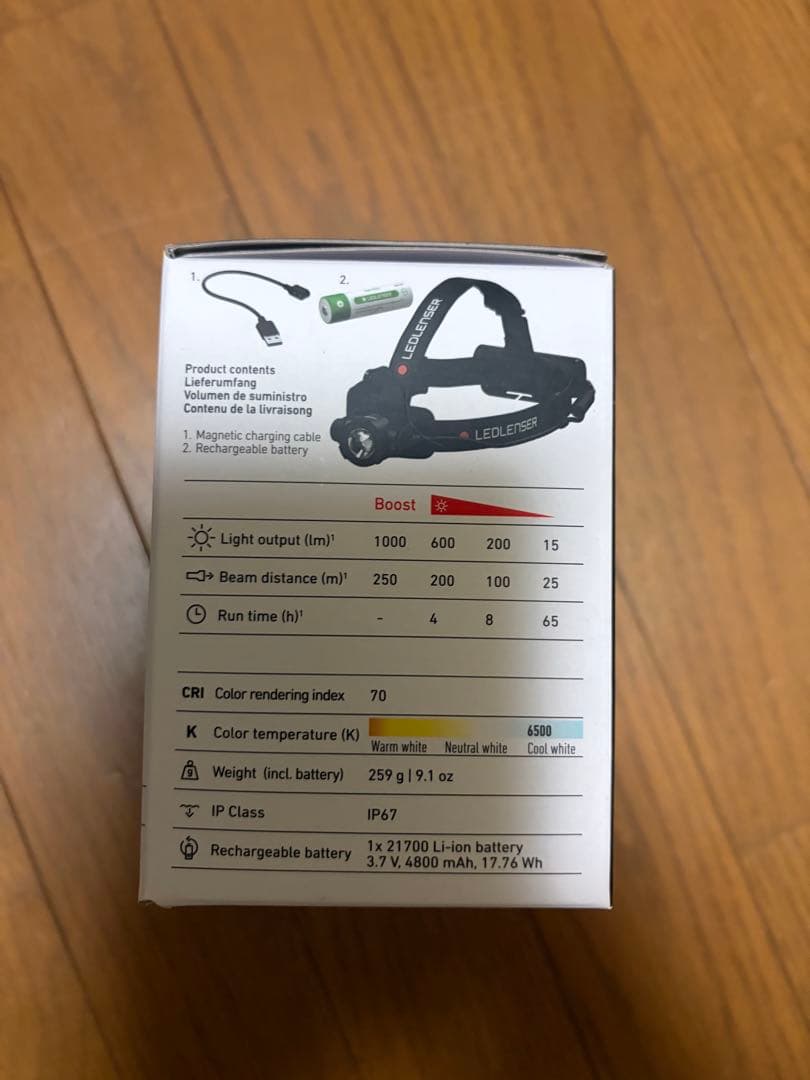 新品　未使用　LEDLENSER h7r core レッドレンザー