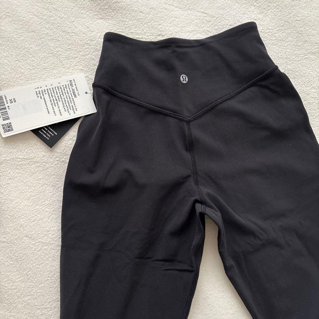 新品未使用 lululemon ルルレモン ハイライズジョガー S 黒