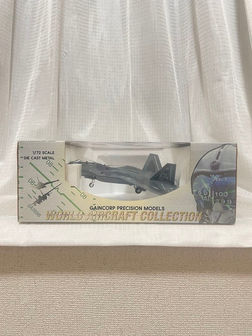 F-22 ラプター ダイキャスト 完成品 gaincorp 付属品未開封 美品