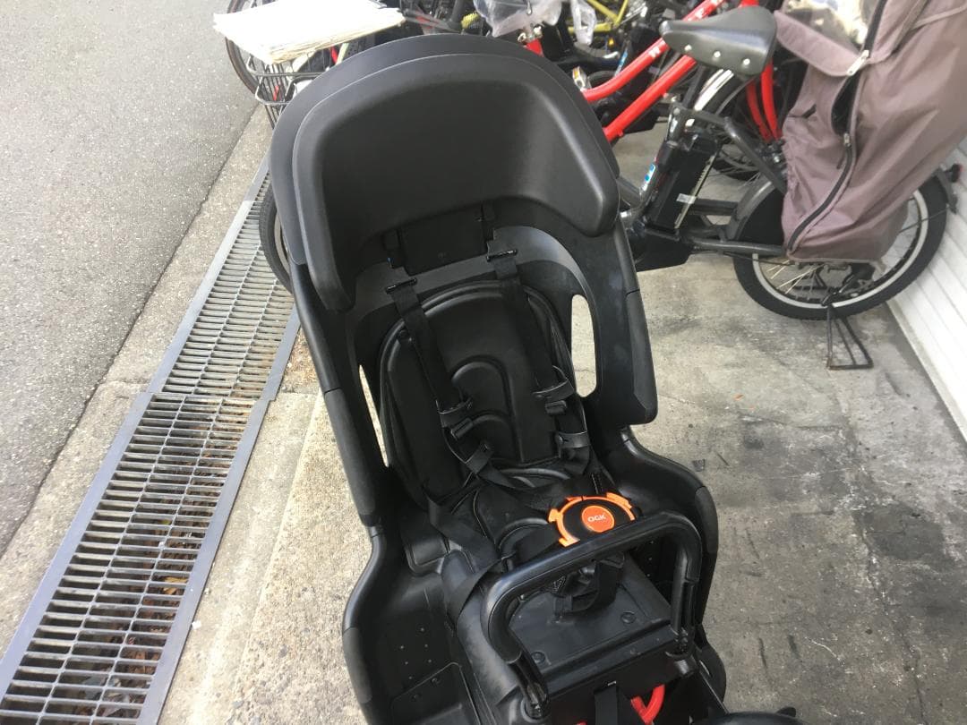 地域限定送料無料　キッスミニ　15,4AH　三人乗り　赤　神戸市　電動自転車