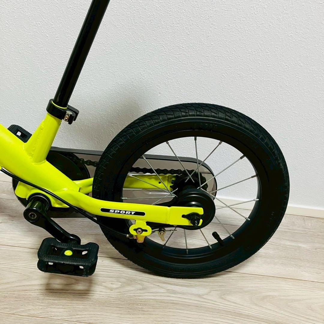 STRIDER 14x ライムイエロー キッズバイク 付属品付き