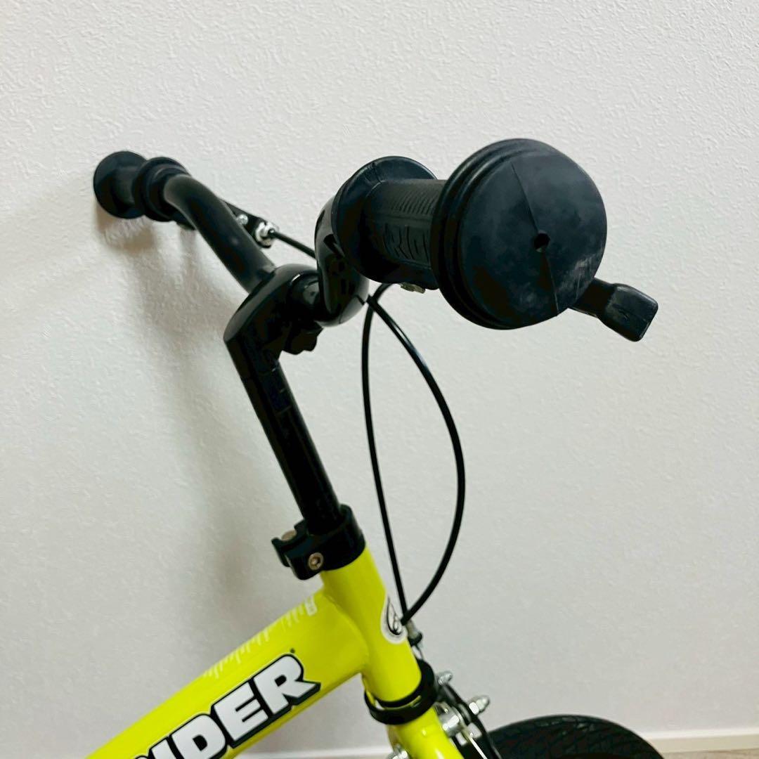 STRIDER 14x ライムイエロー キッズバイク 付属品付き