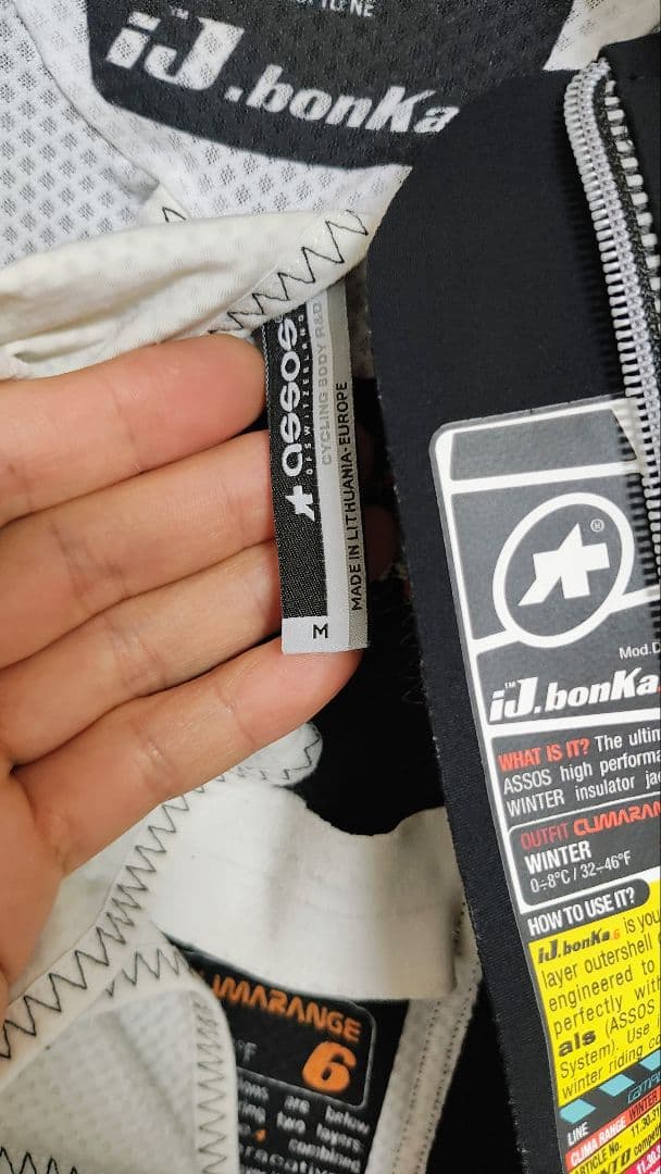k*a様 ASSOS　アソス　iJ bonka6　ウインタージャケット