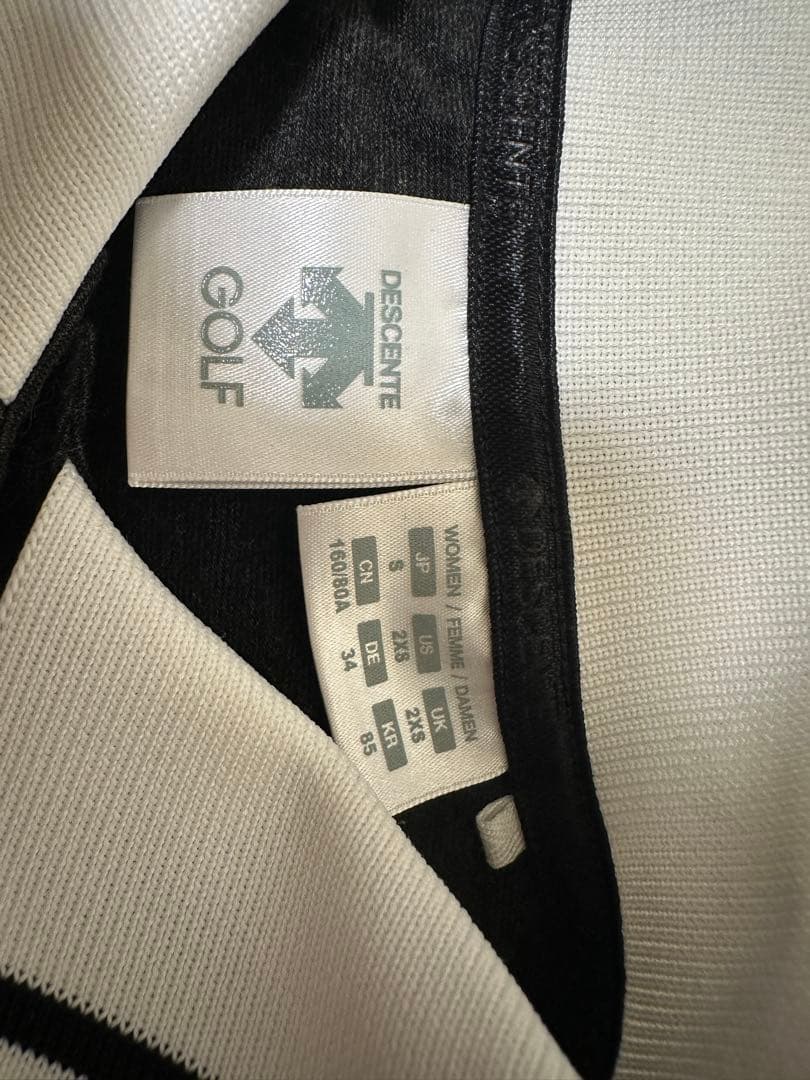 デサントゴルフ 長袖 ポロシャツ S DESCENTE GOLF