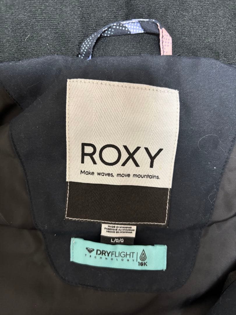 ✨新品未使用タグ付き✨ ROXY ロキシー フード付き スノーボードウェア 黒Ｌ