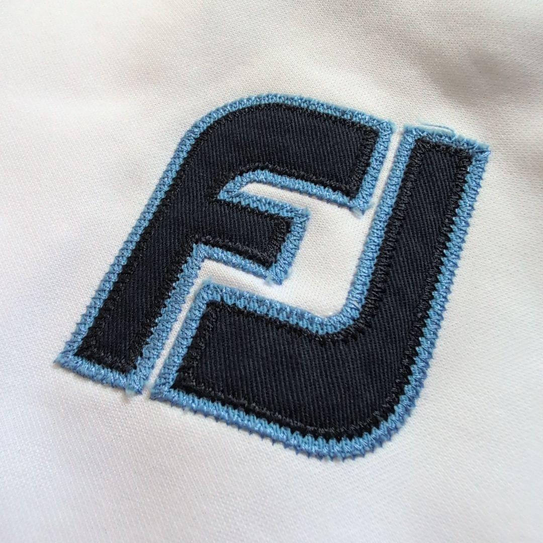 【極美品】フットジョイゴルフ　フルジップジャケットモックネック　刺繍ロゴ　XL