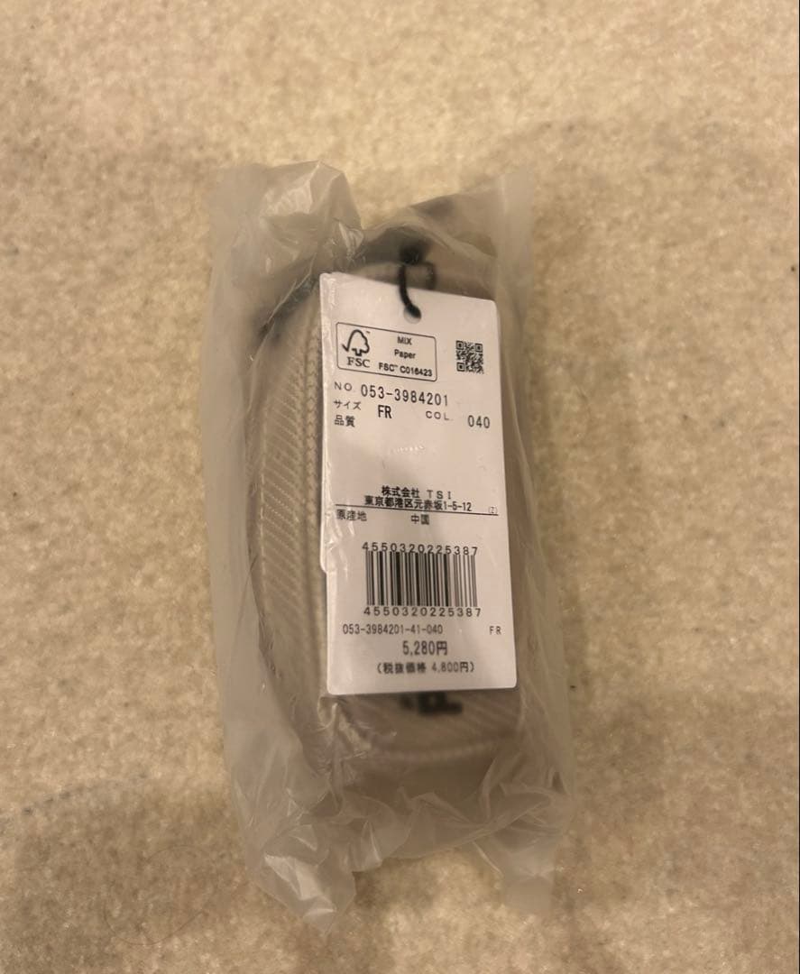 PEARLY GATES カートバッグ ベージュ ポーチ付き