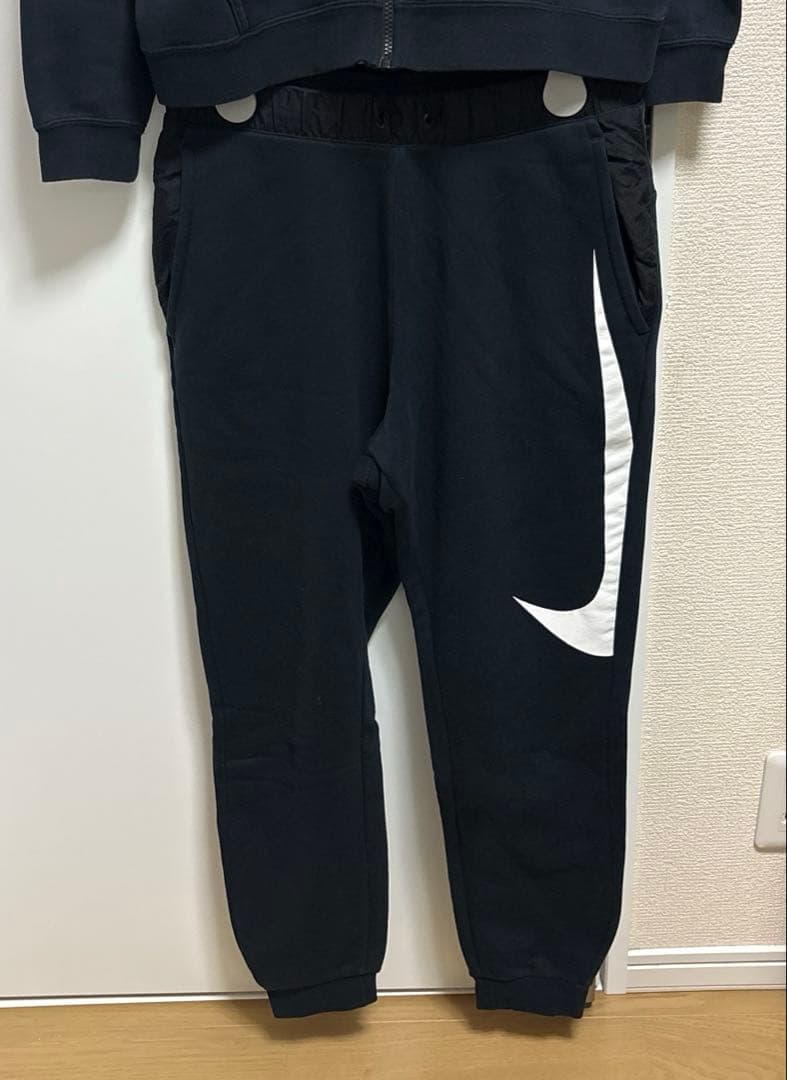 NIKE ジャージ上下 セットアップ ブラック×ホワイト ナイキ ビッグ ロゴ