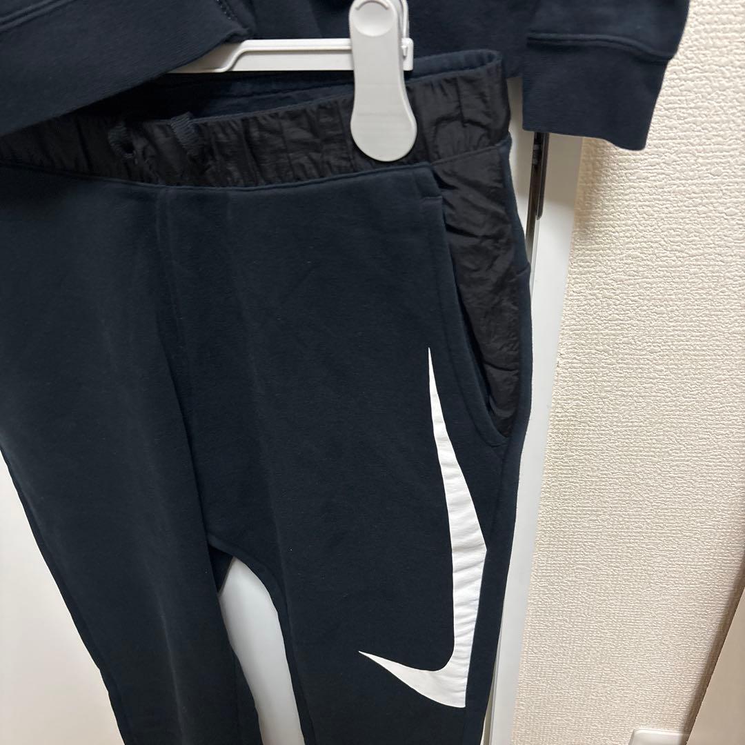 NIKE ジャージ上下 セットアップ ブラック×ホワイト ナイキ ビッグ ロゴ