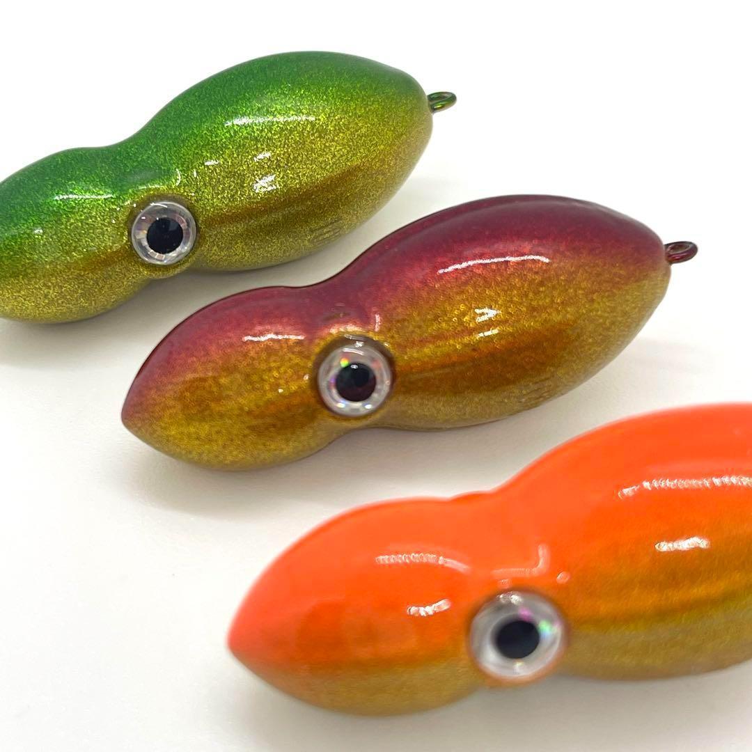 タングステン 100g 3個 ミドキン アカキン オレンジ オモック タイラバ