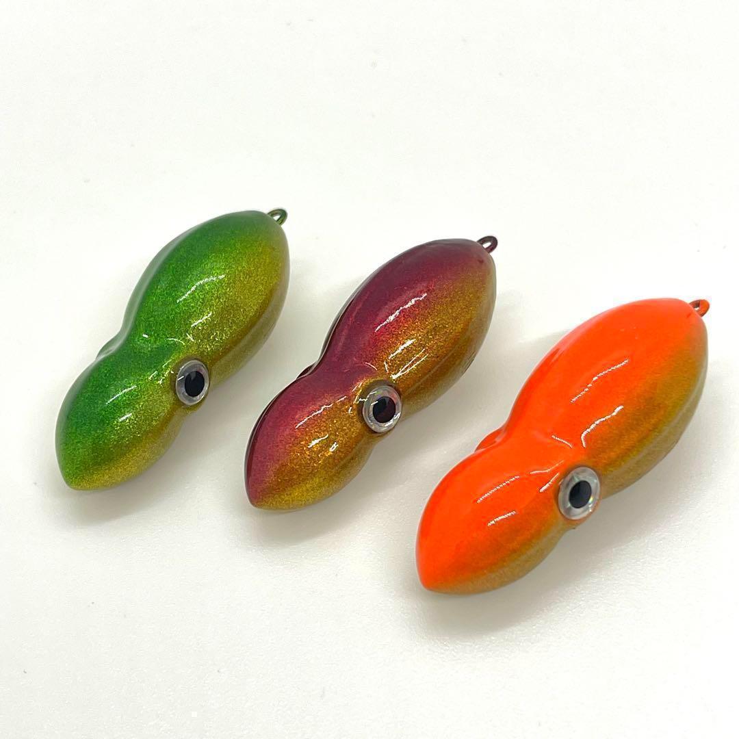 タングステン 100g 3個 ミドキン アカキン オレンジ オモック タイラバ