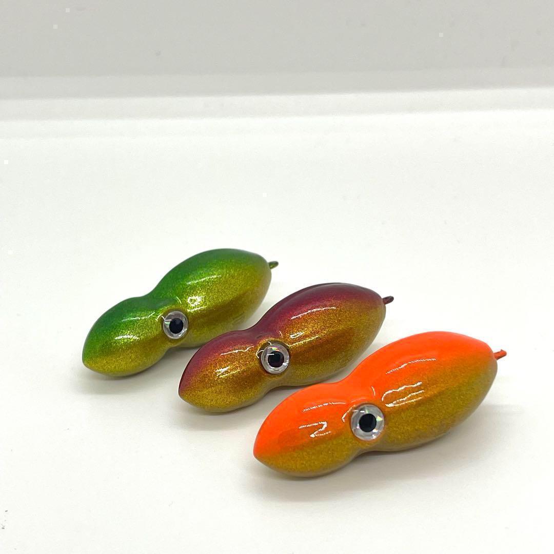 タングステン 100g 3個 ミドキン アカキン オレンジ オモック タイラバ