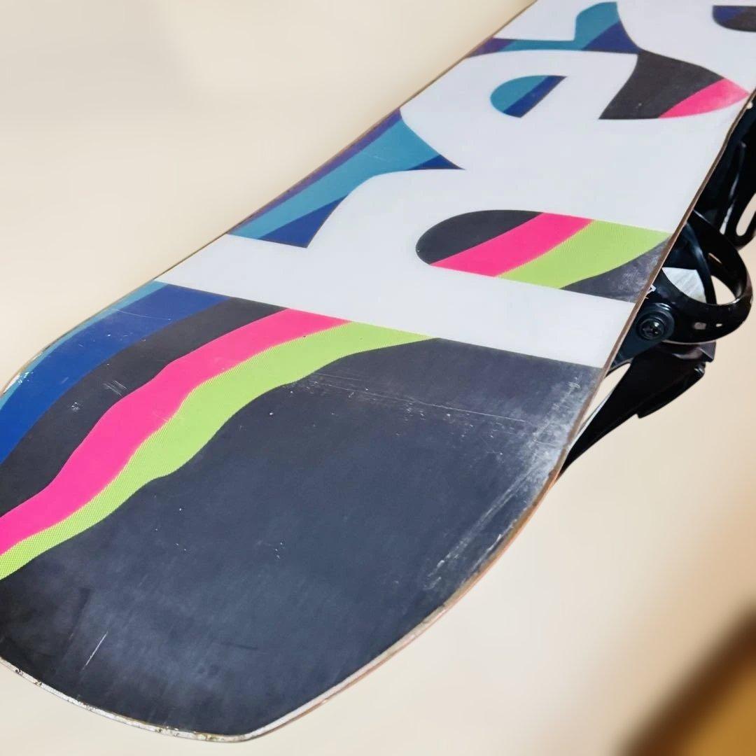138cm スノーボードビンディング付き ヘッド　グラトリ　初心者