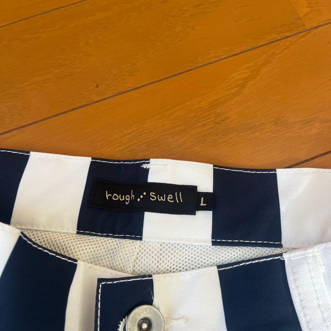 ザンディ　rough&swell ストライプデザイン メンズショートパンツ