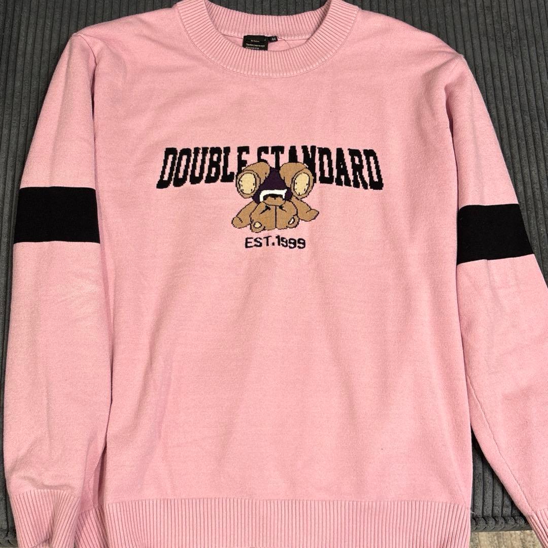 double standard clothing ベアー ニット 44