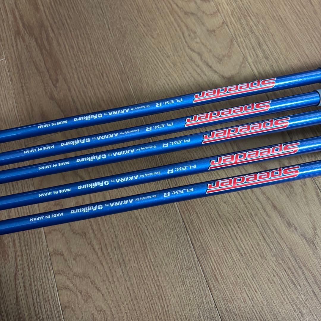 AKIRA ADR アイアン Fujikura Speeder 右 5本セット