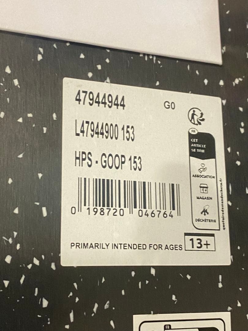 新品　未使用　25-26 SALOMON HPS GOOP 153 サロモン